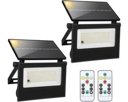 Merkloos 6X Solar Buitenlamp LED-wandlamp op zonne-energie Zonne-energie lampen met bewegingsmelder Spot Zonne-energie lamp