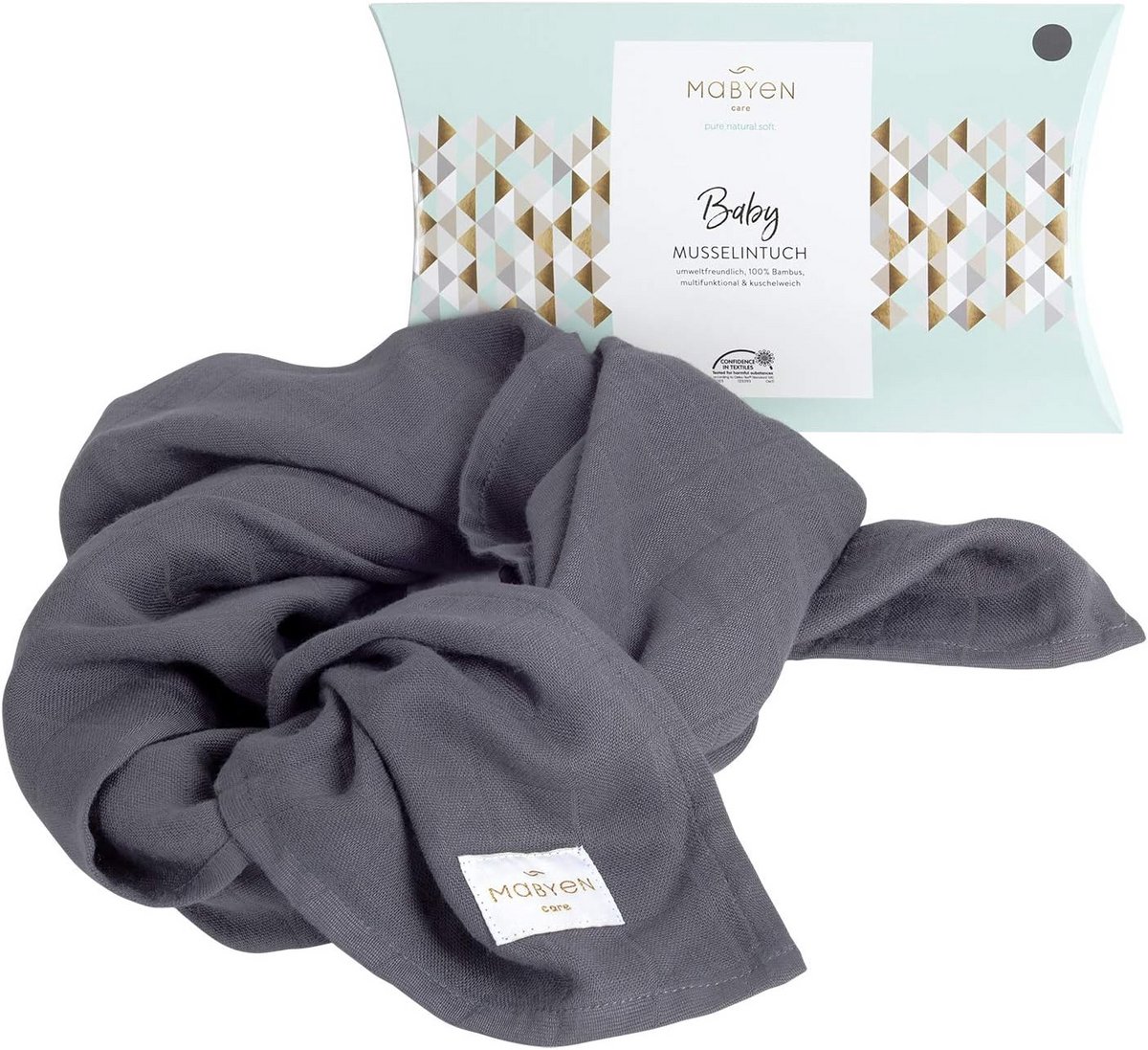 Luxe Mousseline Doek 100% Bamboe 80x80 cm - Zacht Spuugdoek en Alleskunner voor Baby