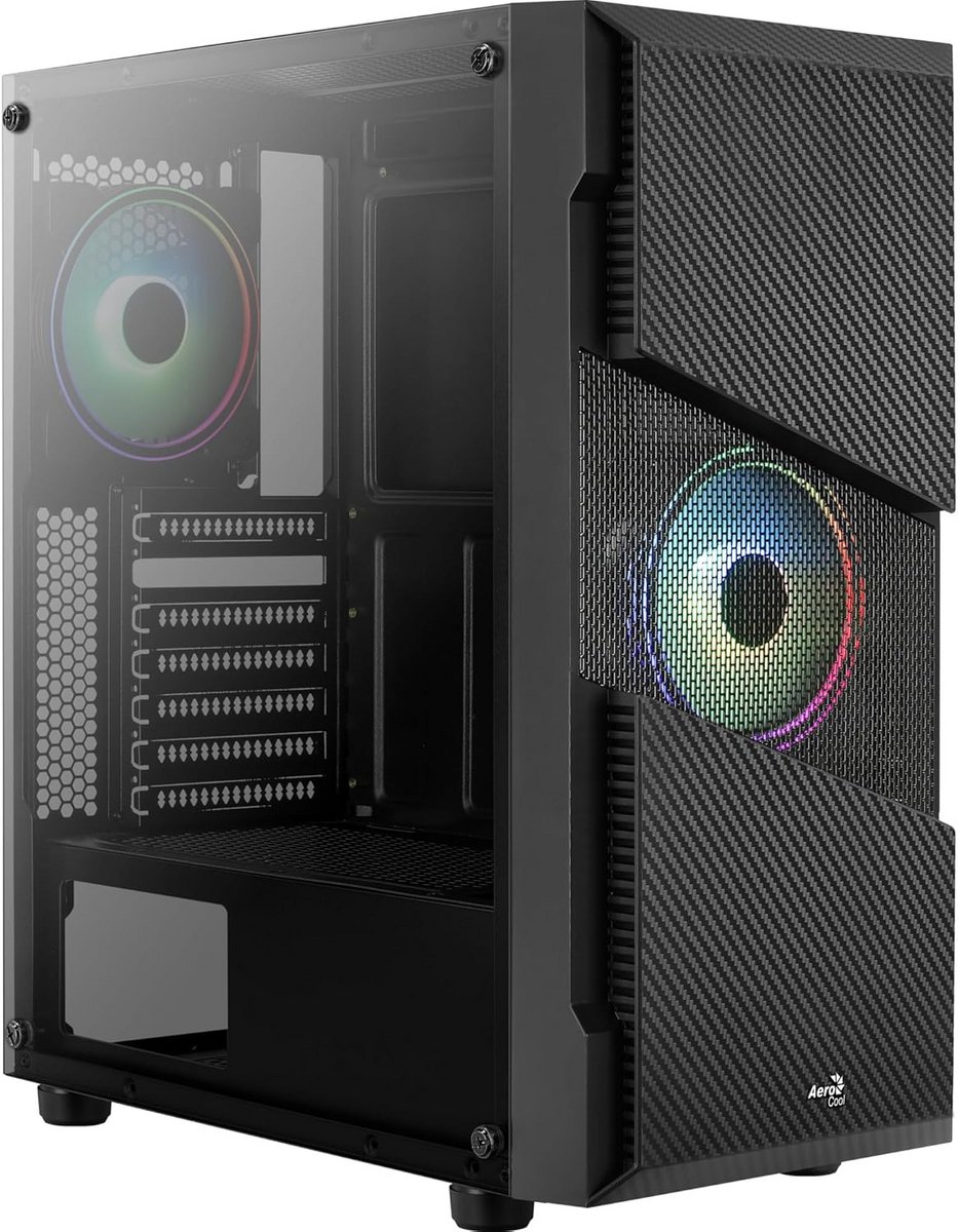 RGB Gaming PC Behuizing met Gehard Glas en Uitstekende Koeling