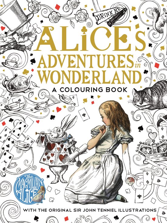 Macmillan Alice Colouring Book - cover
