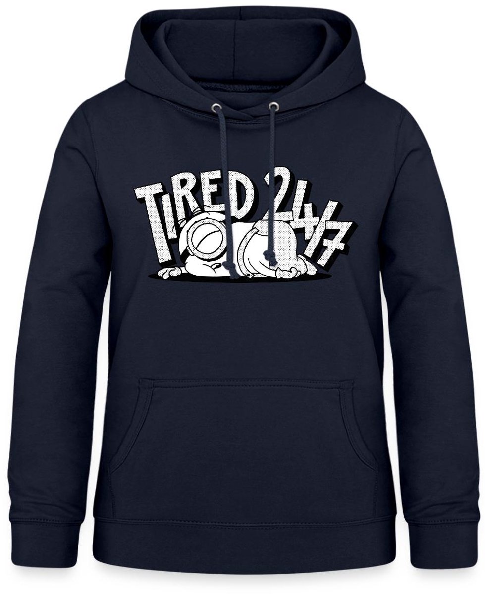Minions Stuart Tired 24/7 Hoodie Dames