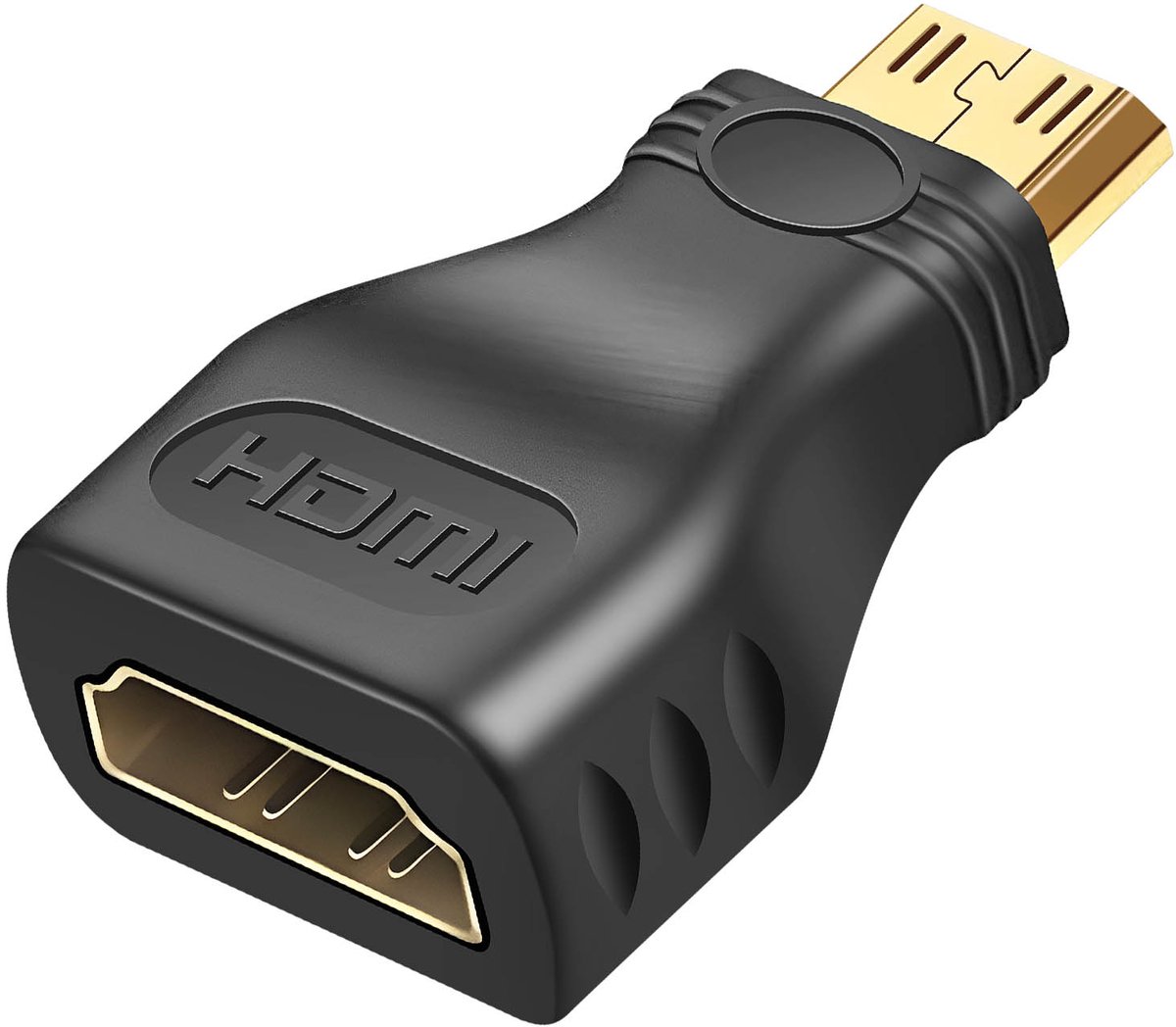 Akyga, HDMI Vrouwelijk naar Mini HDMI Mannelijk Full HD 1080p Videoadapter, Zwart