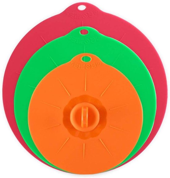Ko Stop Siliconen Drinkdeksels – Set Van 5, Voor Glazen Van 9-11 Cm, Herbruikbaar En Vaatwasbestendig!