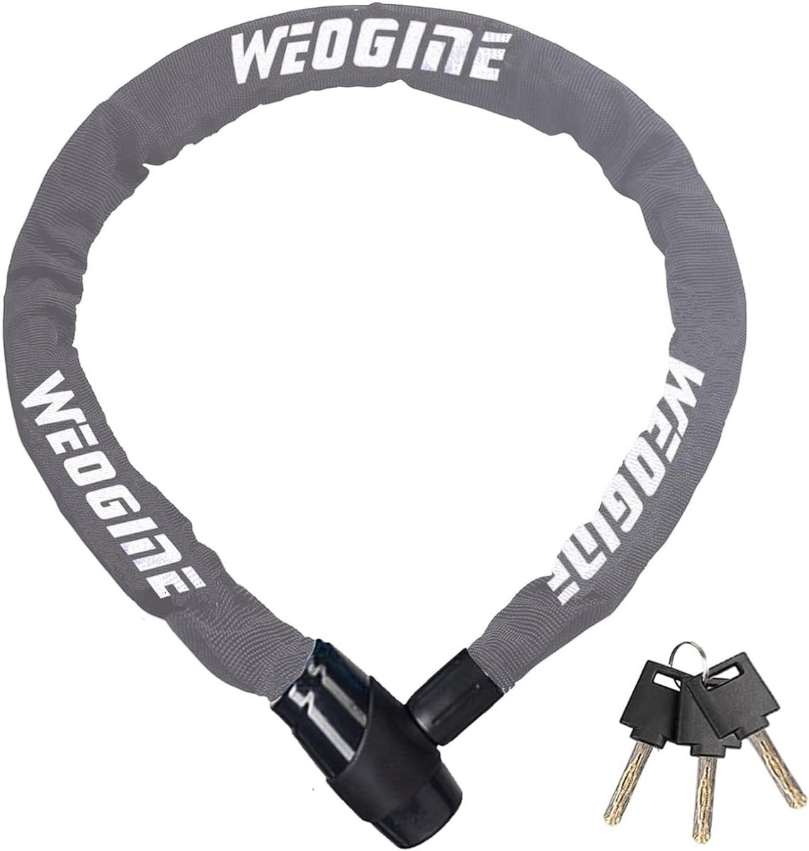 Extra Sterk Kettingslot 2,72 Meter - Universeel Anti-Diefstal Slot voor Motor, Scooter en Poort