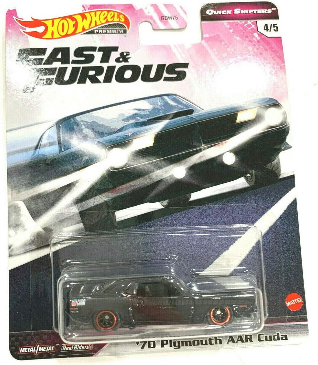 Diecast Modelauto Snelle Auto '70 Plymouth AAR Cuda
