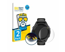 BROTECT - Screenprotector voor Garmin Forerunner 265S (42 mm) - Folie Beschermfolie transparant volledig dekking - 2 Stuks