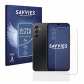 Savvies - Protecteur d'écran pour Samsung Galaxy A34 5G (Avant+Caméra) - Film de Protection Transparent (6 Pièces)