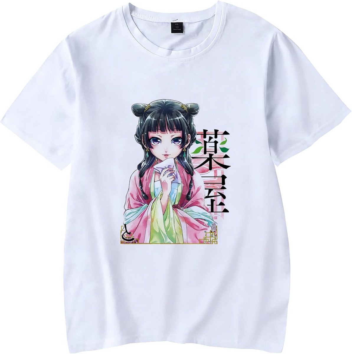 Anime T-Shirt met 3D Print - Maomao Personage - Korte Mouw Zomer Top