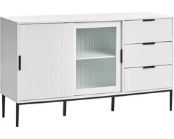 LEDUC - 2-deurs dressoir - Wit - MDF