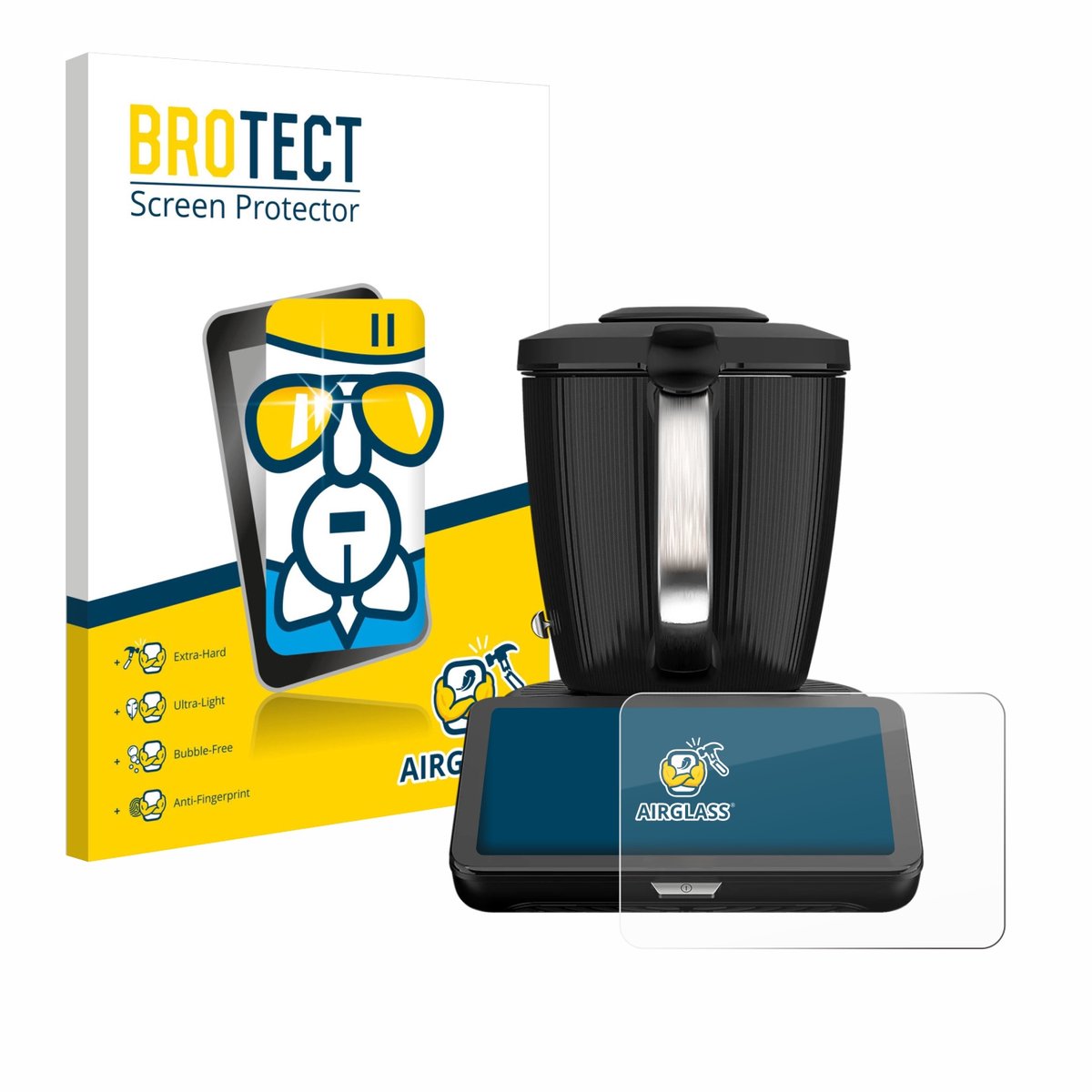 Screenprotector voor Vorwerk Bimby TM7 Beschermglas transparant