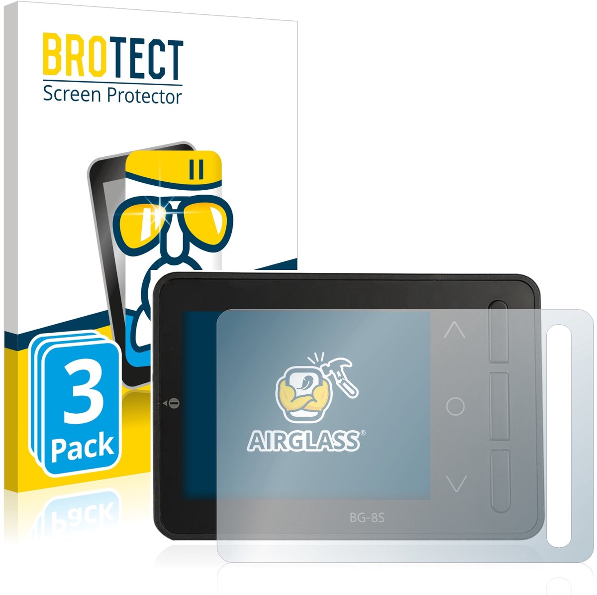 Screenprotector 3 Stuks voor ISDT BG-8S Beschermglas transparant