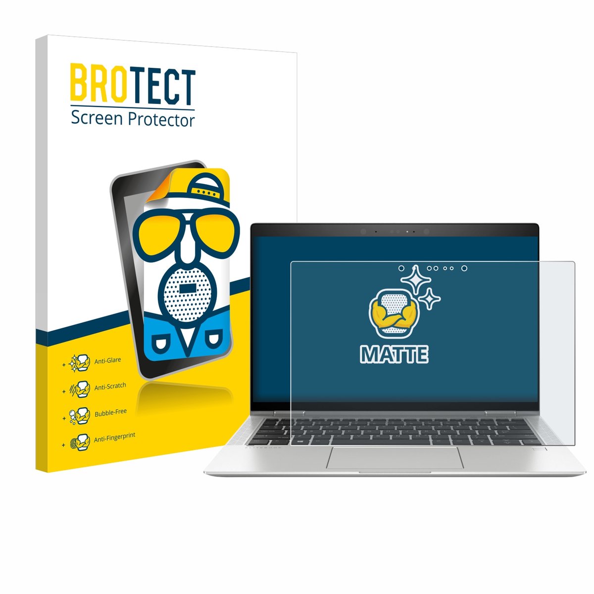 BROTECT - Screenprotector voor HP EliteBook x360 1030 G3 - Folie Beschermfolie matte