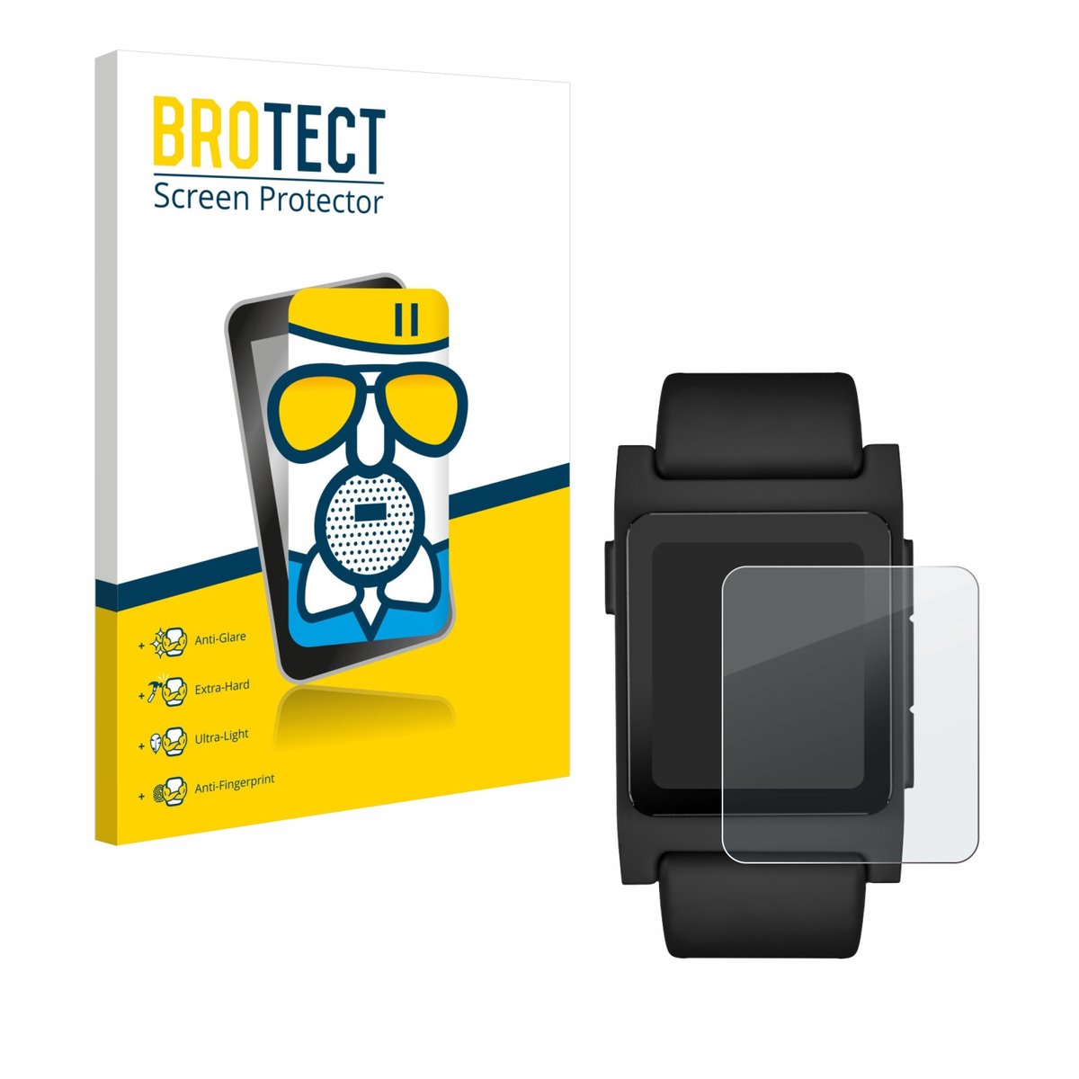 BROTECT - Screenprotector voor Pebble 2 Duo 2025 - Folie Beschermfolie Beschermglas matte