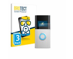 Screenprotector 3 Stuks voor Ring Video Doorbell 3 Plus Beschermglas transparant
