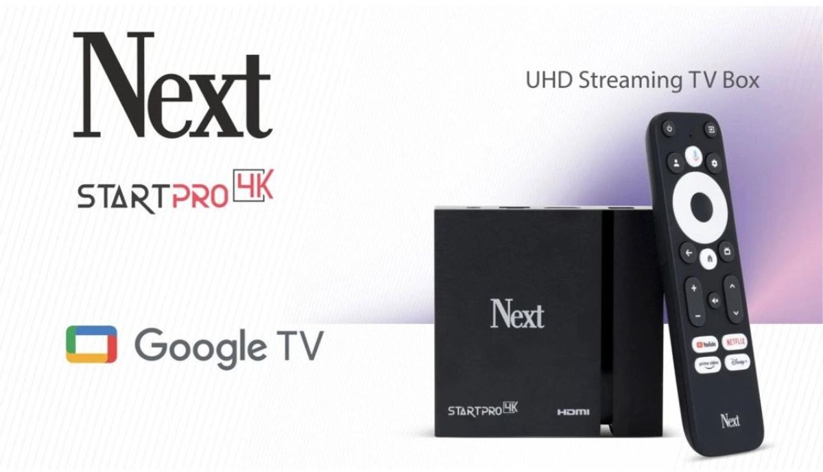 Google TV Next Start Pro 4K TV Box - TV Streaming & Chromecast