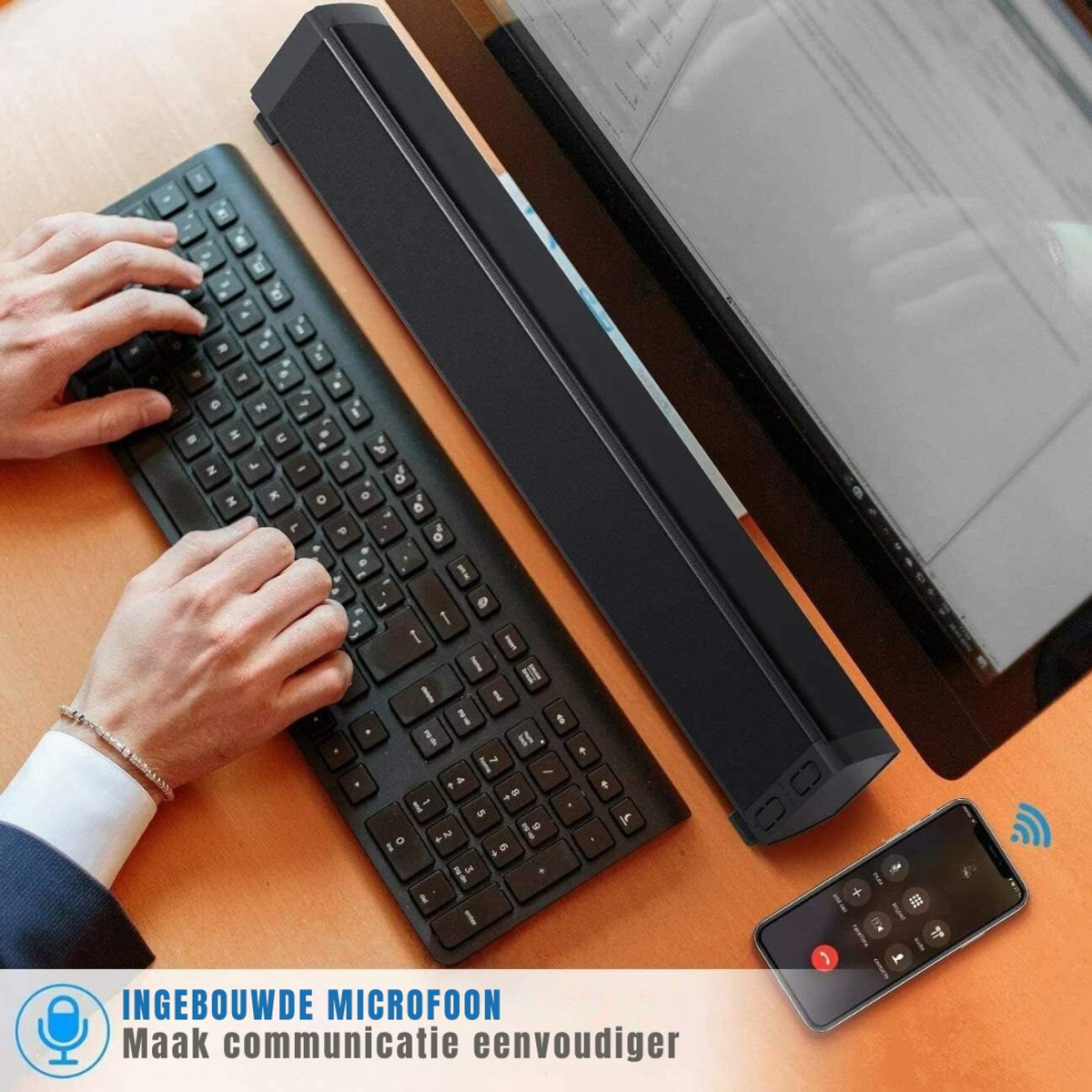 Zyrex Soundbar met DSP-Technologie en Bluetooth - Zwart - afbeelding 2