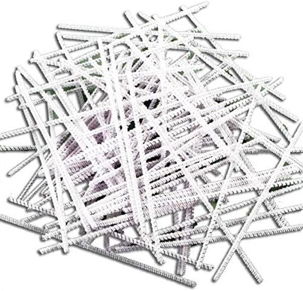 100 Witte Pijpreinigers (Pijpjes) - 15 cm Lang en 4 mm Dik - Voor Knutselen en Schoonmaken