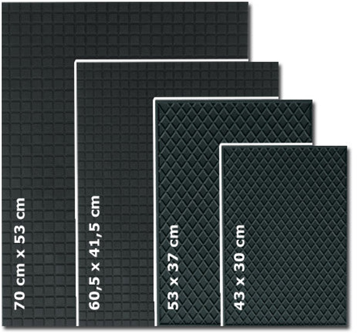 Universele Rubbermat - 70x53 cm