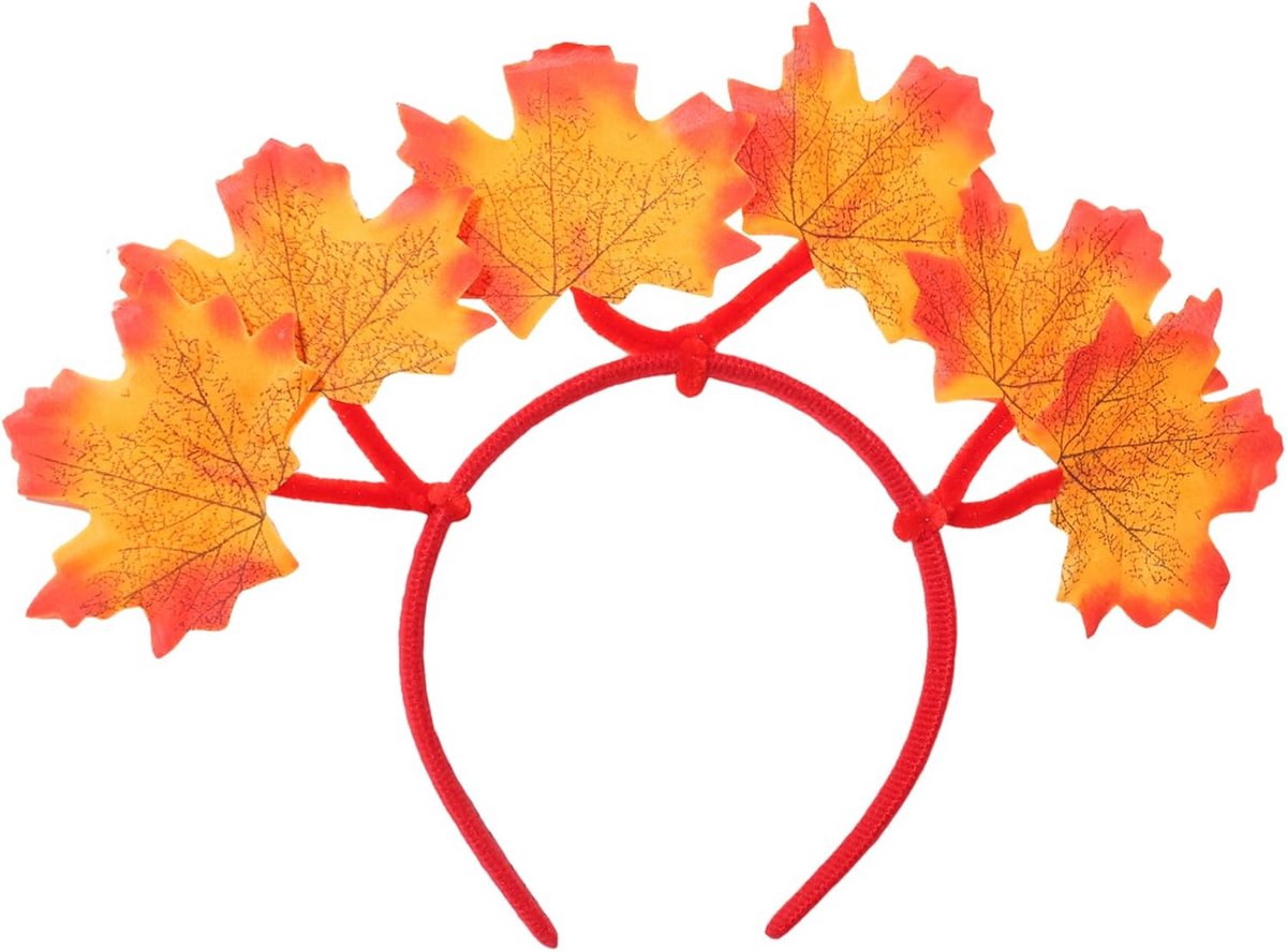 Herfst Haarband met Bladeren - Mooi Accessoire voor Herfstfeestjes en Thema-evenementen