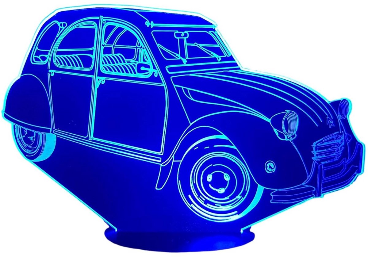 3D LED Illusie Lamp met 7 Kleuren - Sfeerverlichting