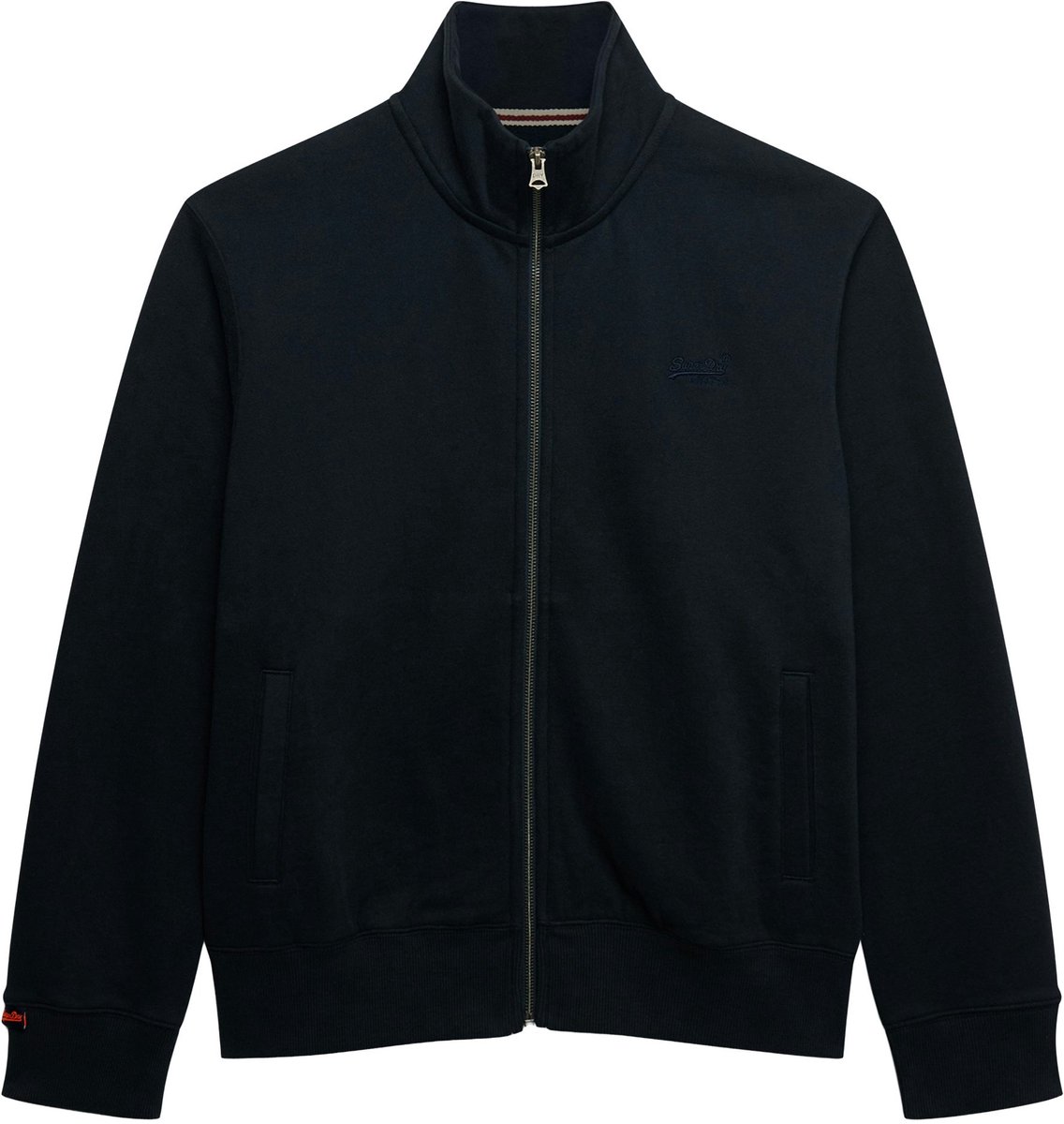 Superdry Essential Logo Sweatshirt Met Rits 3XL Man Marineblauw