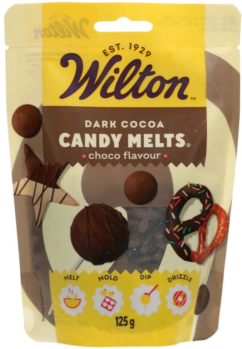 Wilton Candy Melts® - Donkere Cacao - 125g - Smeltsnoep