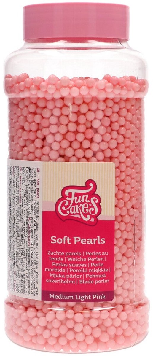 FunCakes Soft Pearls - Klein - Light Pink - 600g