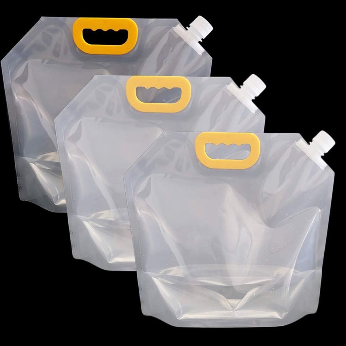 3 Stuks 1.5L Alcohol Drink Pouches - Herbruikbaar - Verbergbaar - Voor Reizen En Cruises