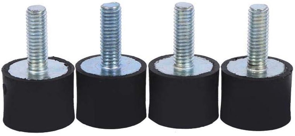 Bevestigingen voor dempen trillingen - 4 stuks rubber isolator bevestigingen stille blokspoelen