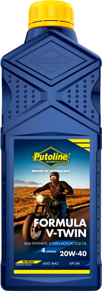 Putoline Formula V-Twin 20W40 olie 4T 1 liter