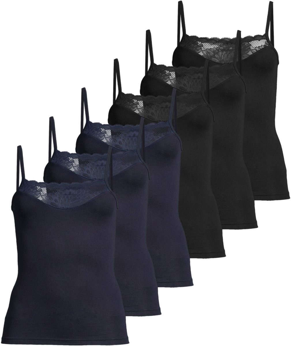Conta Dames spaghettitop 6 pack Modal