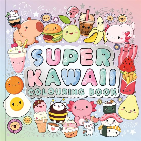 Super Kawaii Colouring Book - cover