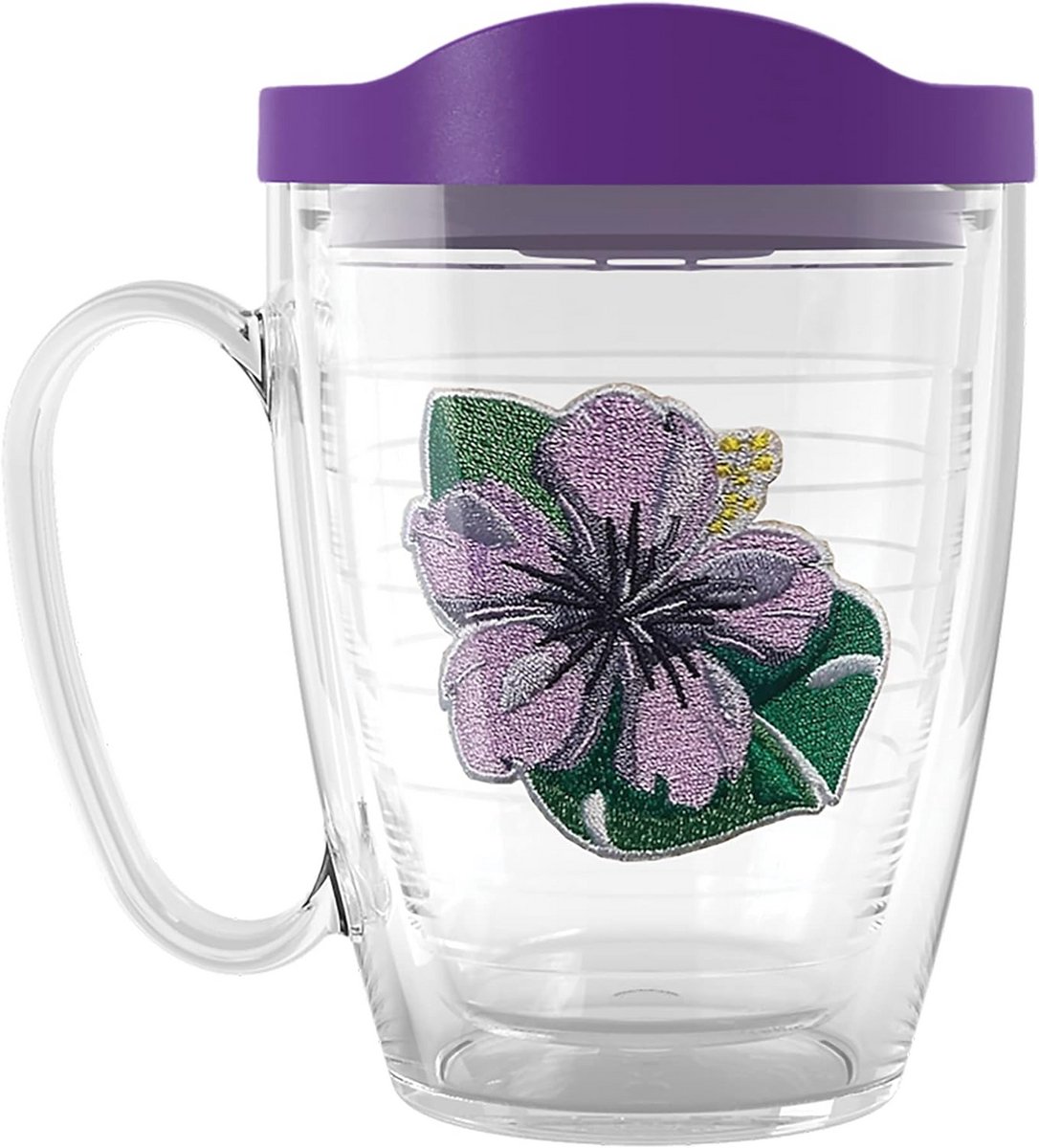 Geïsoleerde Drinkbeker 16 oz met Tropisch Bloemenontwerp