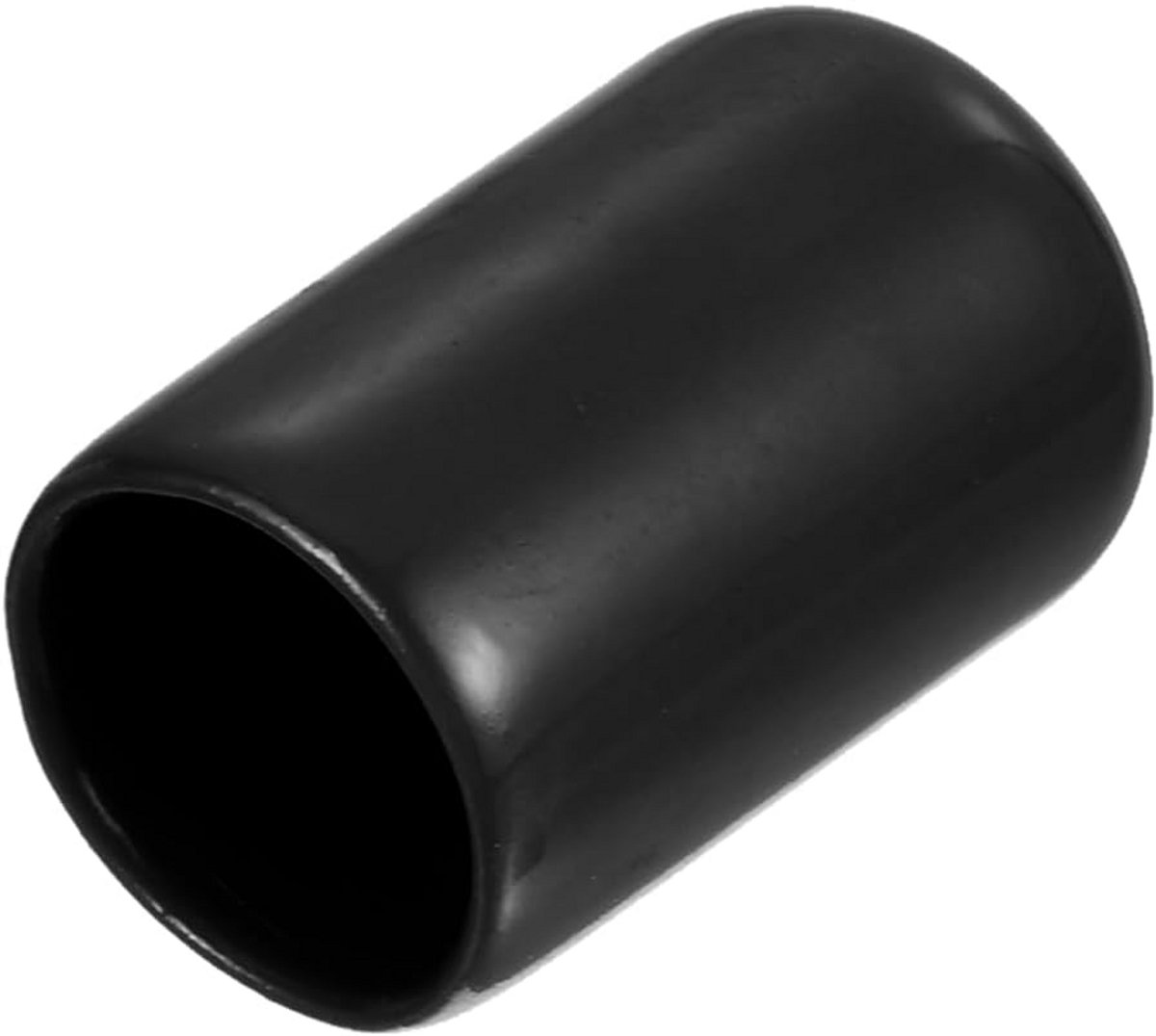 25 Stuks Zwarte Rubberen Eindkappen 13 mm ID – Ronde Beschermdoppen voor Schroeven, Buis en Meubelpoten