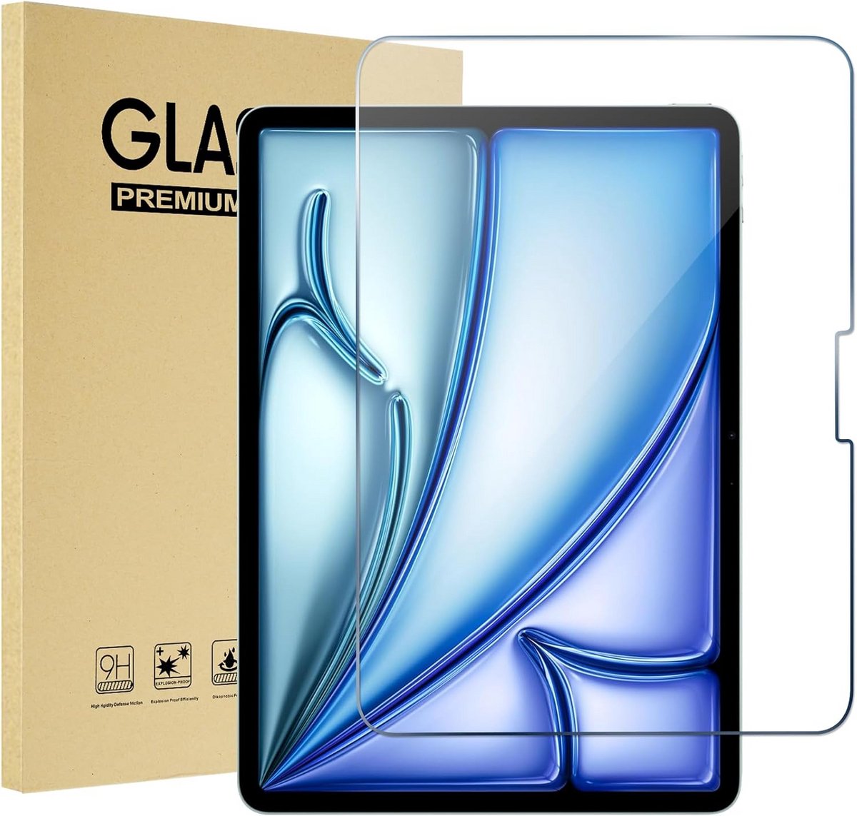 Screenprotector Gehard Glas voor iPad Air 13 Inch en iPad Pro 13 Inch (2024/2025)