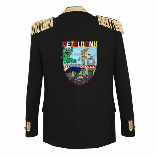 Veste Fjesta© Oeteldonk avec emblèmes - Luxe - Homme - Taille 60 - Déguisements Homme - Carnaval