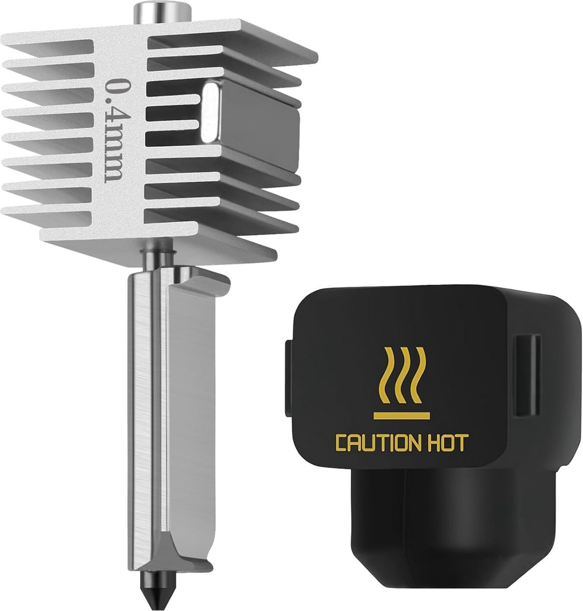 High Temp Hotend met 0.4mm Gehard Stalen Spuitmond voor 3D-printer upgrade