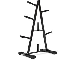 VirtuFit Halterschijf Opbergrek - 30 mm - Schijvenstandaard - Robuust en Duurzaam Ontwerp - Eenvoudige Montage - Halterrek - Plate Rack - Plate Tree voor Halterschijven