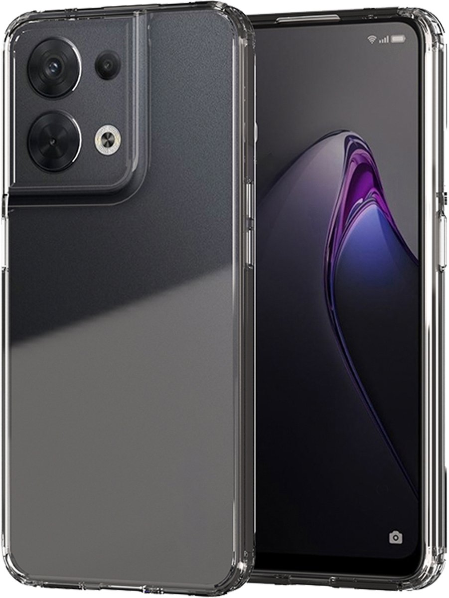 Accezz Hoesje - Geschikt voor Oppo Reno 8 5G - Xtreme Impact Backcover 2.0 - Transparant