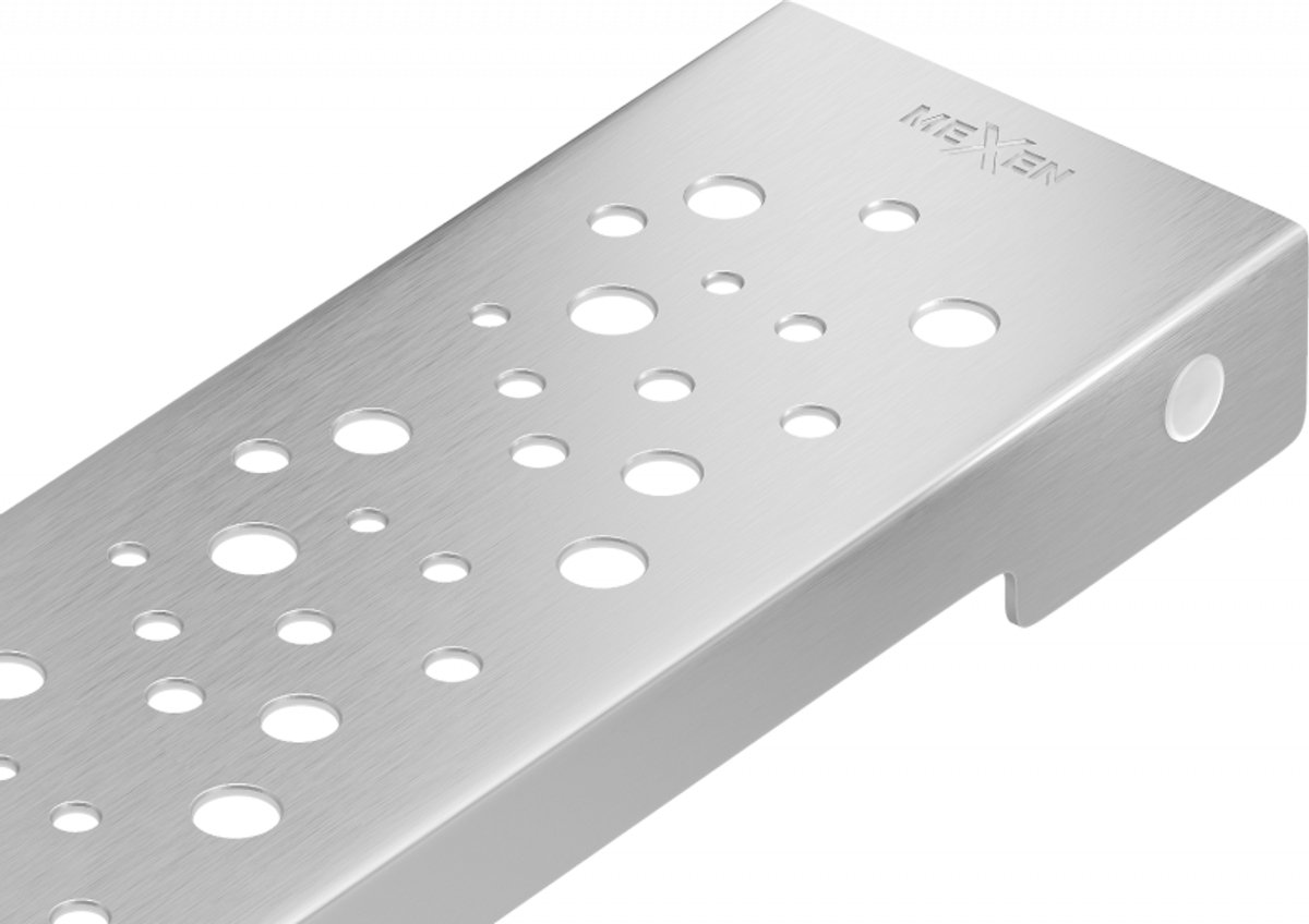 Mexen Flat M12 afdekplaat voor lineaire afvoer 60 cm. inox - 1021060