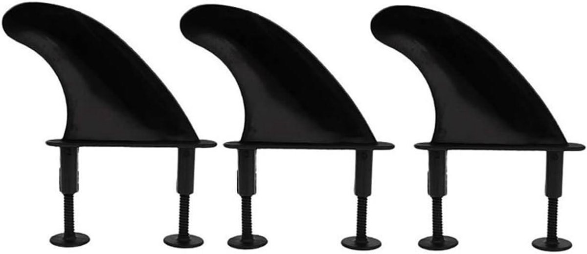 Cocoplus - Surfplank Vinnen - TPU Soft - Top Surf - 3 Stuks - Schroeven - Zachte Surfplank - Compatibel met Surfplanken - Blauw - Accessoires.