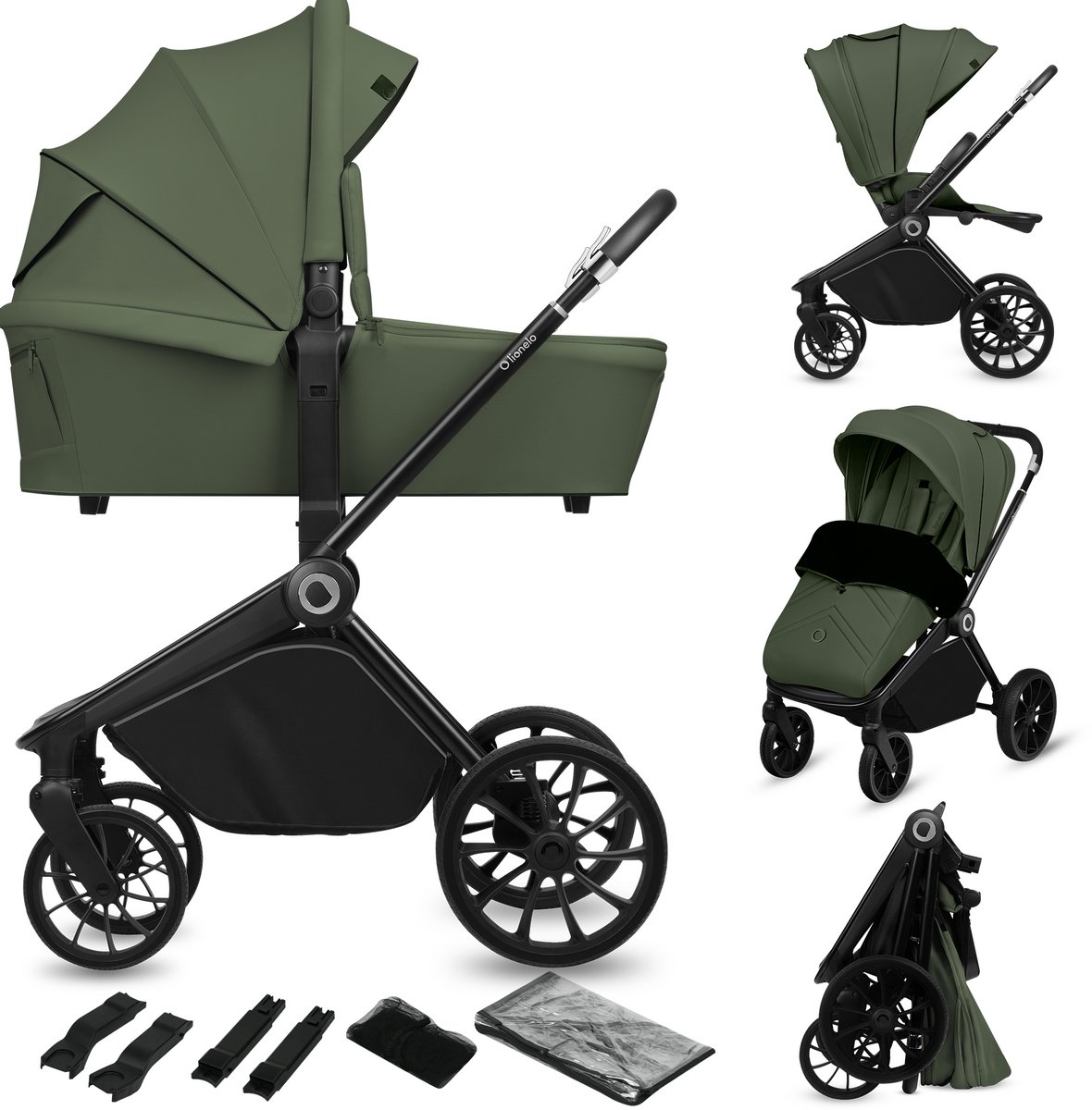 Lionelo Mika Plus Kinderwagen 2in1 met (EAN: 5903771709675) - Lionelo - €333,00
