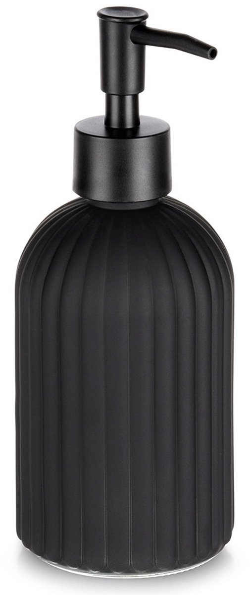 Zeepdispenser Glas Zwart 400 ml - Zeeppompje