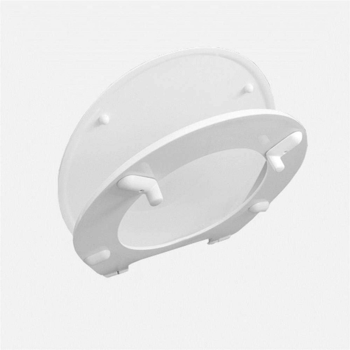 Sanit wc-bril 4002 thermoplast massief met verstelbare scharnieren wit