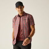 Chemise à carreaux Mindano pour hommes avec manches courtes