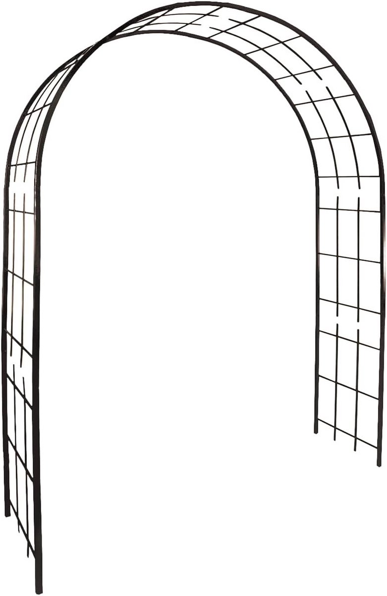 Rozenboog voor klimplanten, metaal, antiek, 180 x 50 x 250 cm
