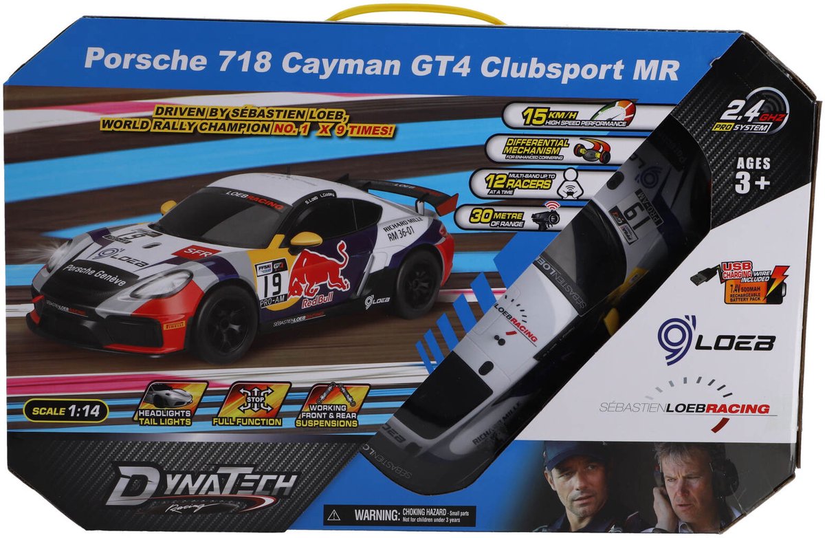 Porsche - Radiografisch bestuurbare auto - 1:14 718 Cayman GT4 Clubsport MR