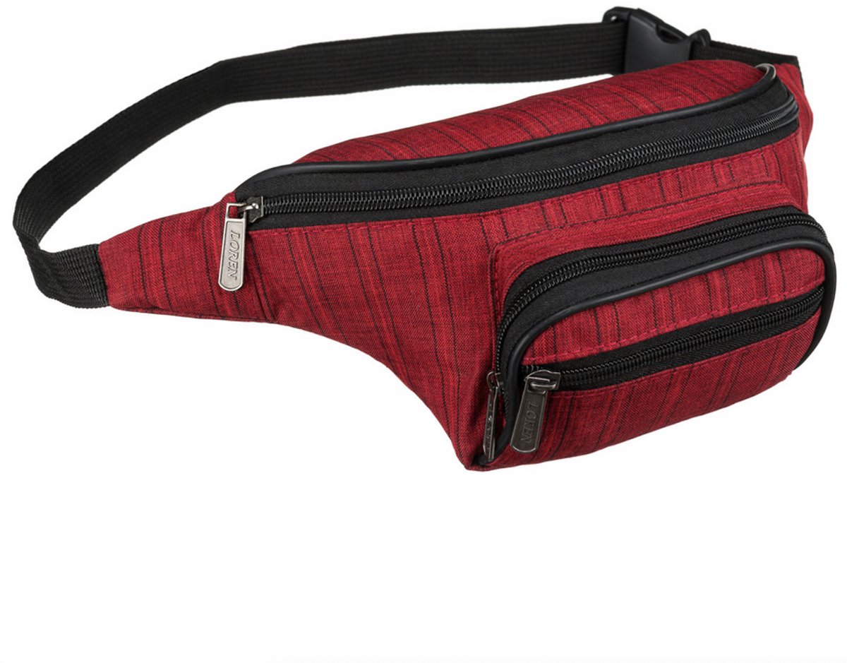 INNY - Compact Sport Heuptas - Rood - Polyester - Unisex