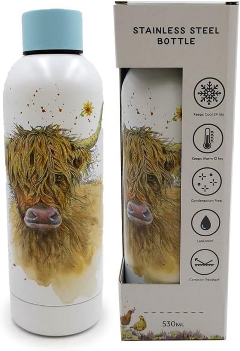 Thermosfles van Staal 530 ml - Herbruikbaar en Duurzaam Ontwerp