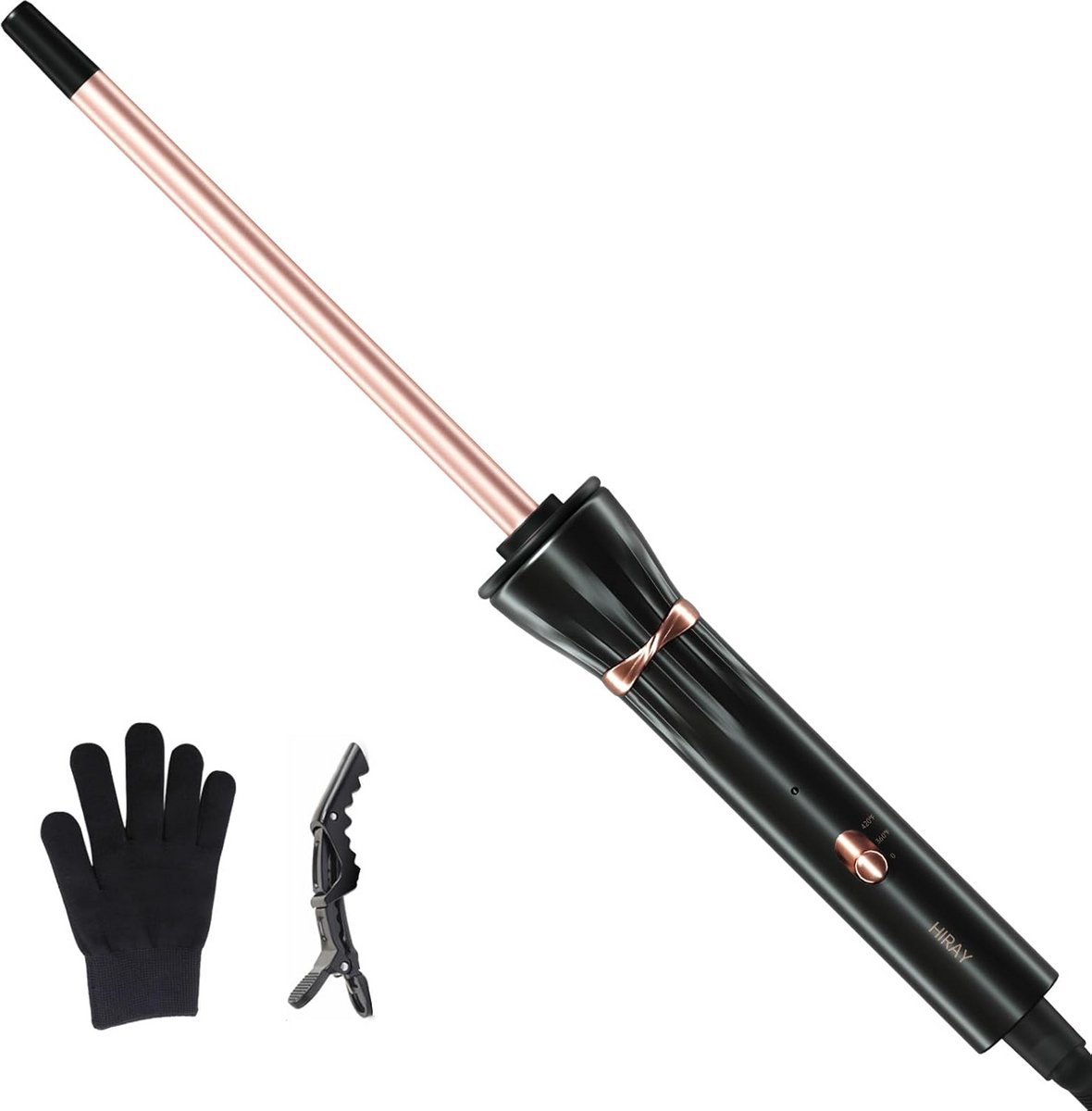 Kleine Krultang 9mm Keramisch met Instelbare Temperatuur voor Strakke Krullen